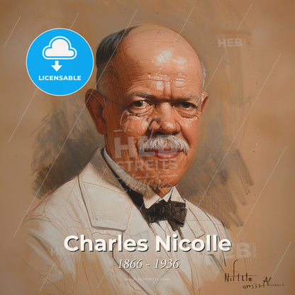 Charles Nicolle, 1866 - 1936, French bacteriologist - A Man In A Suit Print Template