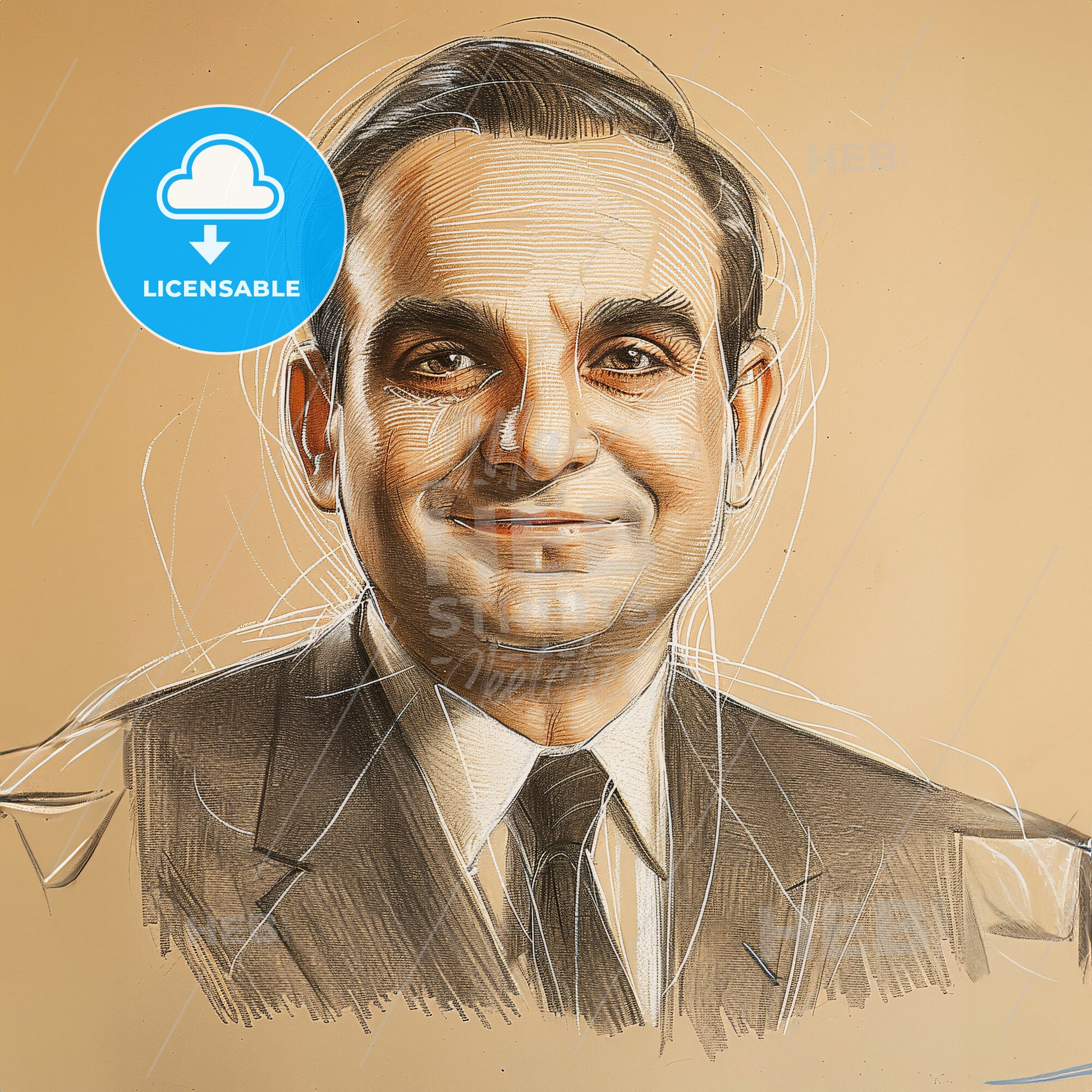 Charles Revson, 1906 - 1975, American businessman - A Man In A Suit And Tie