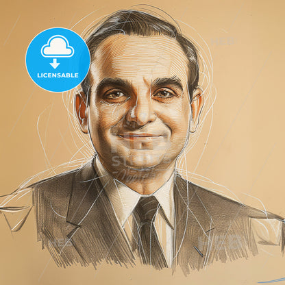 Charles Revson, 1906 - 1975, American businessman - A Man In A Suit And Tie