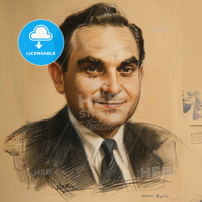 Charles Revson, 1906 - 1975, American businessman - A Man In A Suit And Tie