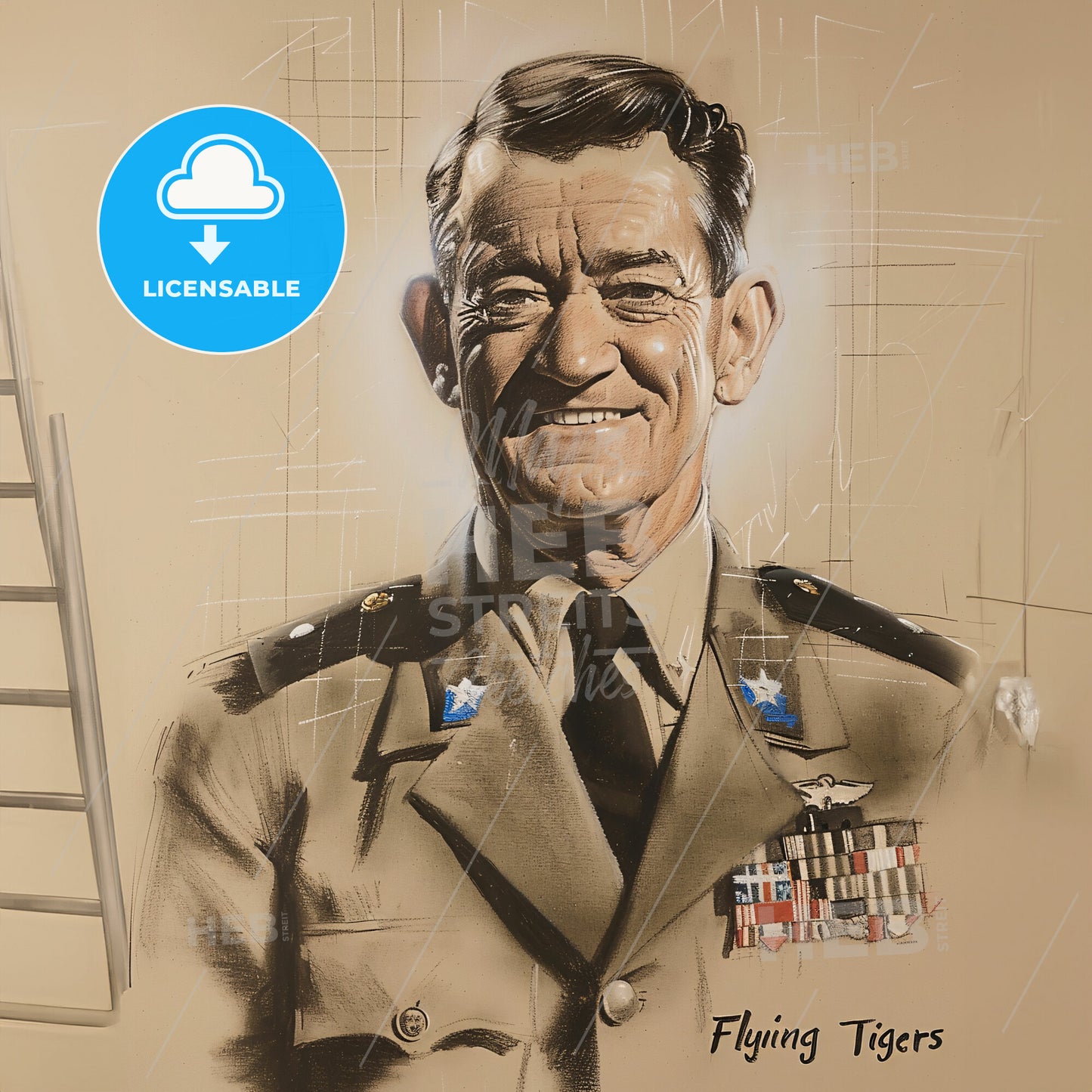 Claire Chennault, 1893 - 1958, American General - A Man In A Military Uniform