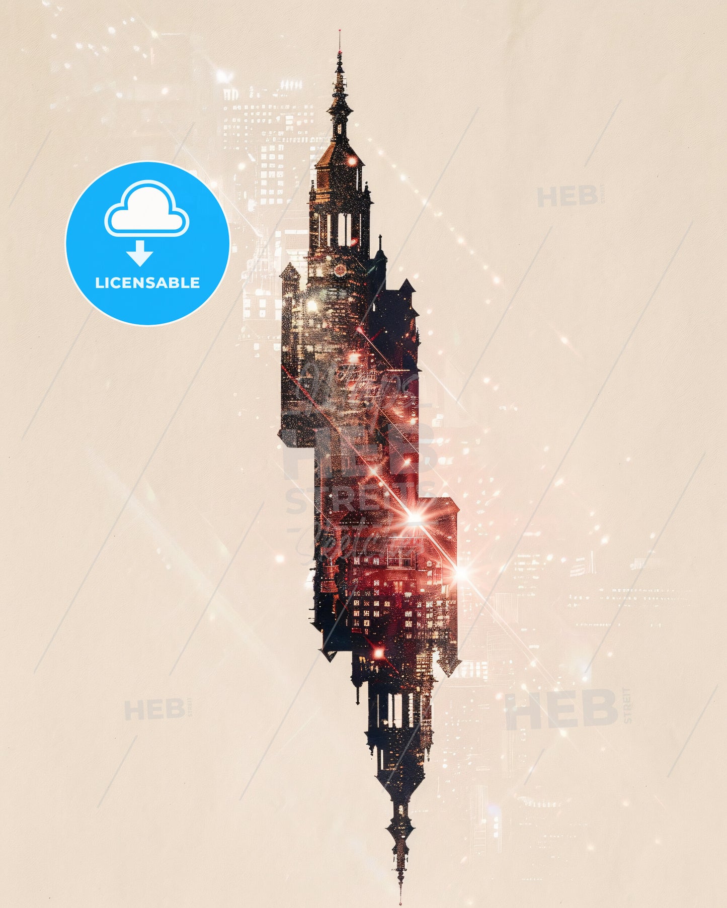 Columbus Georgia City Skyline Double Exposure - A tall building with a tower and a tower with a tower and a tower with a tower and a tower with a tower and a tower with a tower and a tower with a tower and a