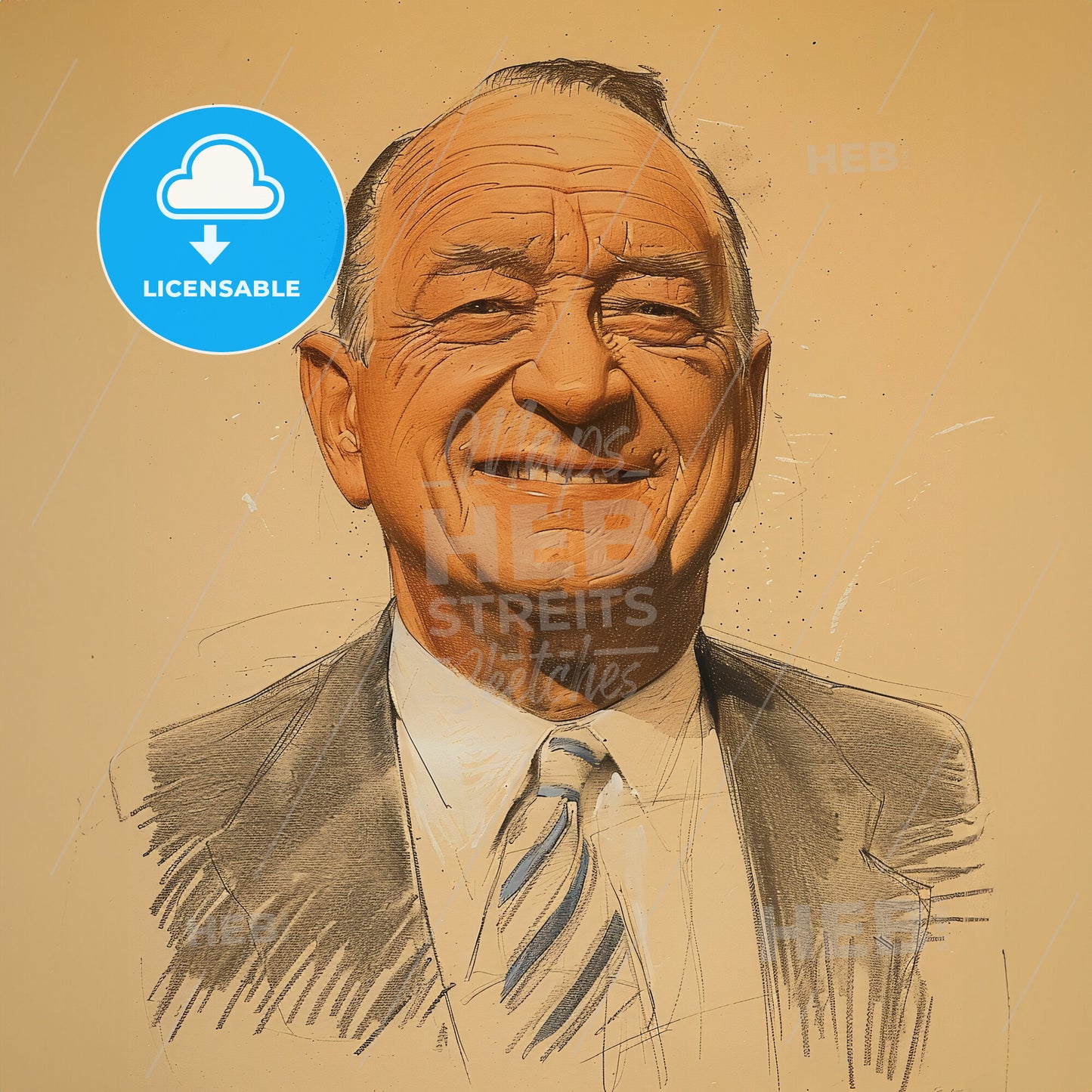 Conrad Hilton, 1887 - 1979, American hotelier - A Man In A Suit And Tie