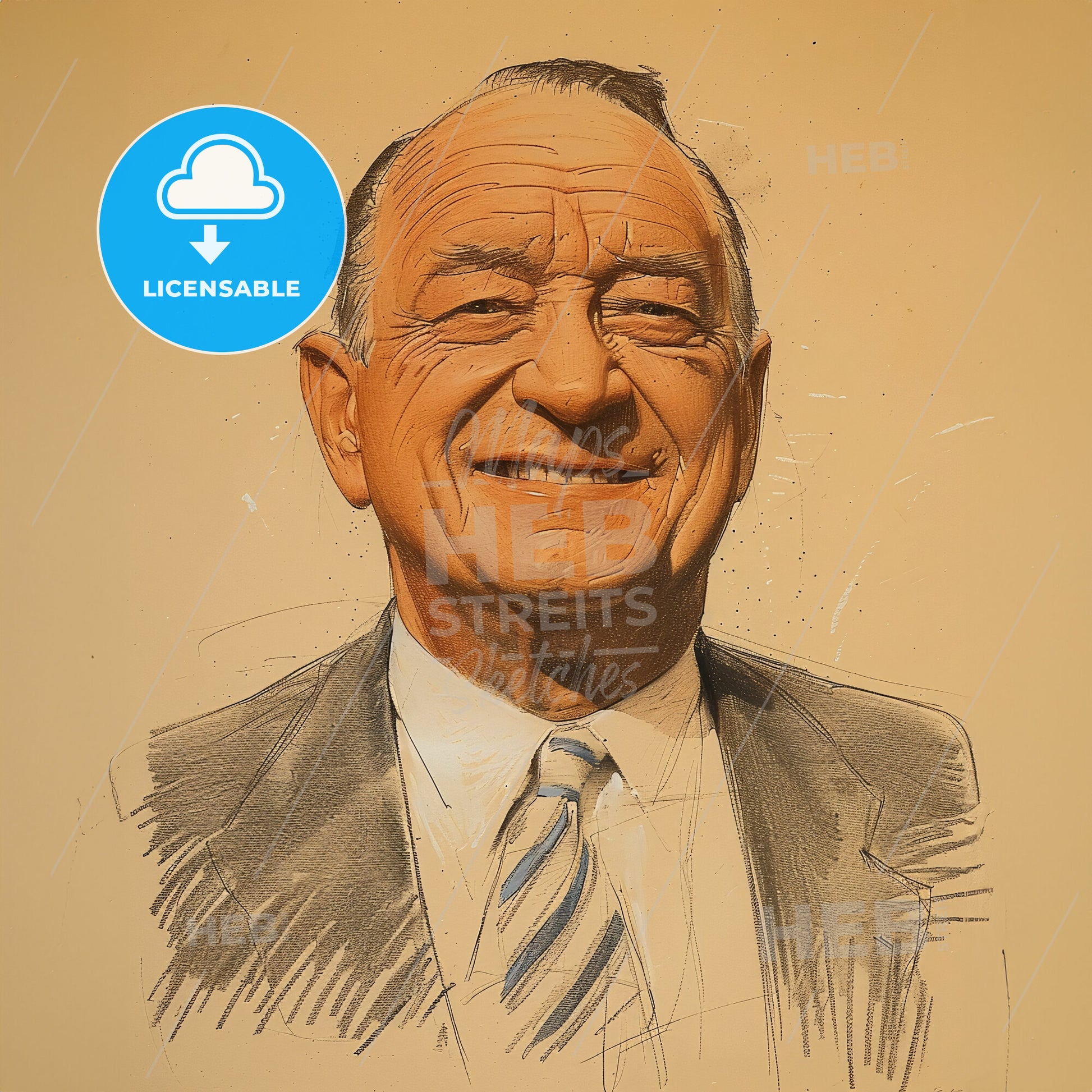 Conrad Hilton, 1887 - 1979, American hotelier - A Man In A Suit And Tie