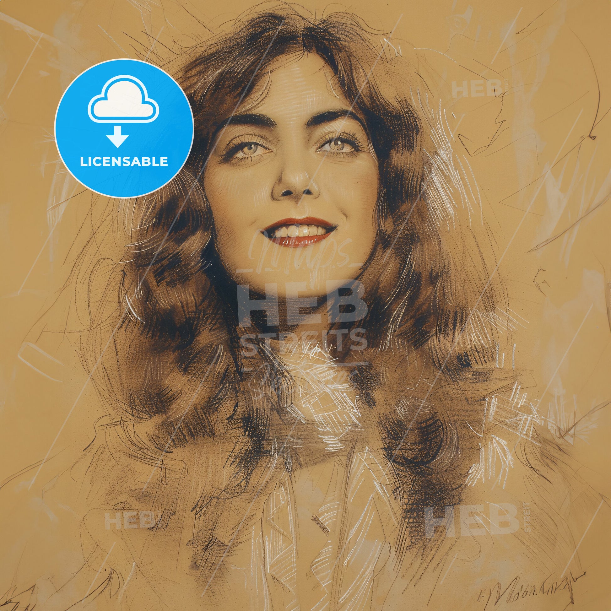 Dorothy Mackaill, 1903 - 1990, British-American actress - A Drawing Of A Woman