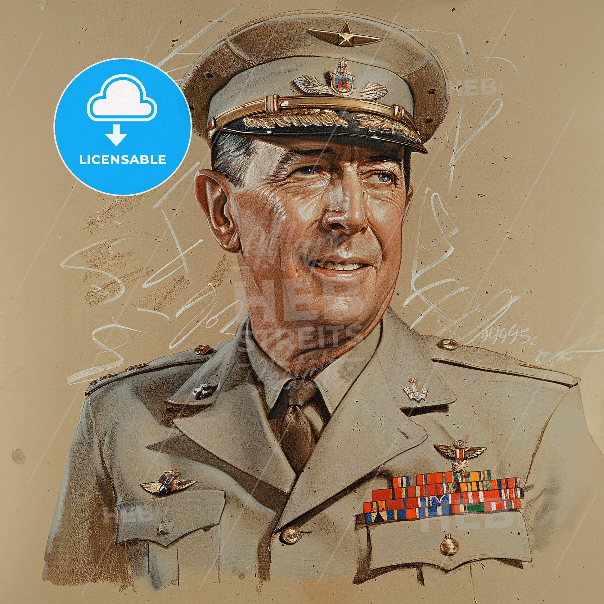 Douglas MacArthur, 1880 - 1964, American General - A Man In Military Uniform