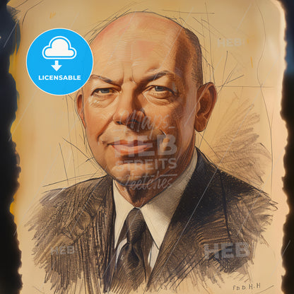 Edwin H. Armstrong, 1890 - 1954, American electrical engineer - A Man In A Suit And Tie