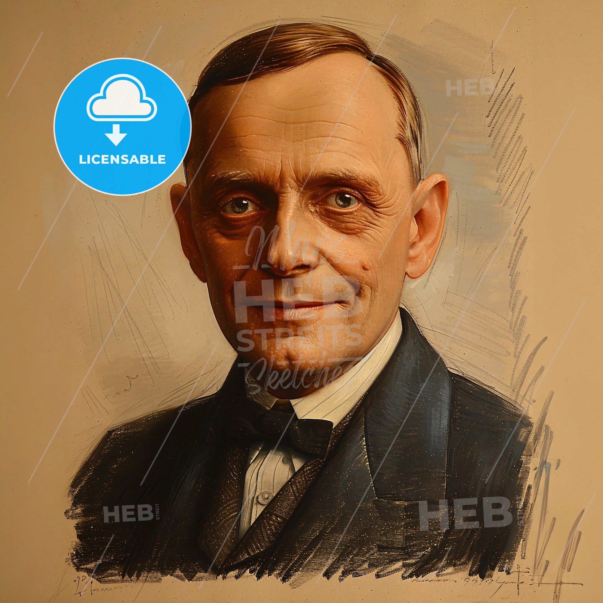 Edwin Hubble, 1889 - 1953, American astronomer - A Man In A Suit