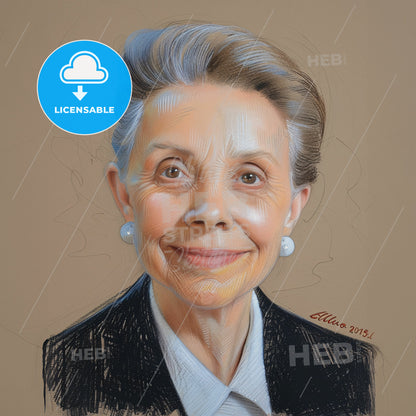 Elizabeth Elliot, 1926 - 2015, American missionary and author - A Woman With Grey Hair Wearing A Suit And White Shirt