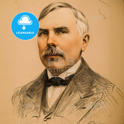 Ernest Rutherford, 1871 - 1937, New Zealand-British physicist - A Man With A Mustache