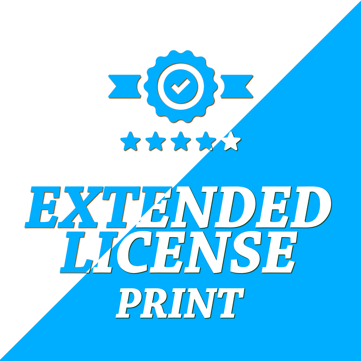 Extended print license