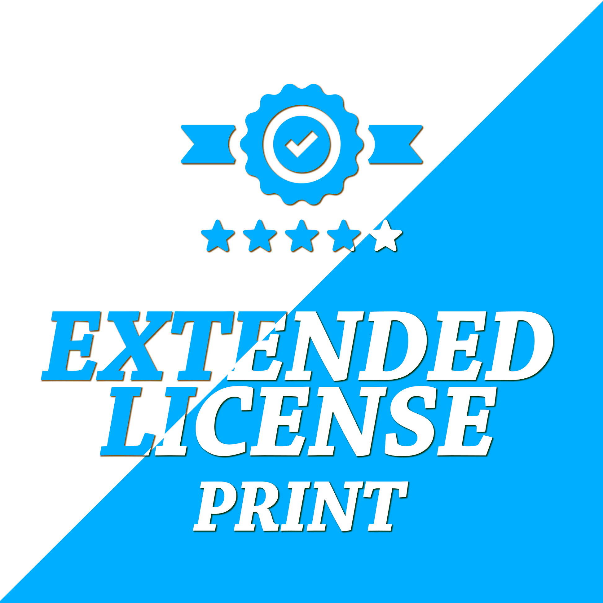 Extended print license