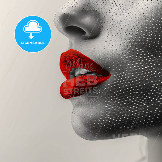 A Close Up Of A Woman's Face