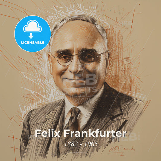 Felix Frankfurter, 1882 - 1965, American lawyer and jurist - A Man In A Suit And Tie Print Template