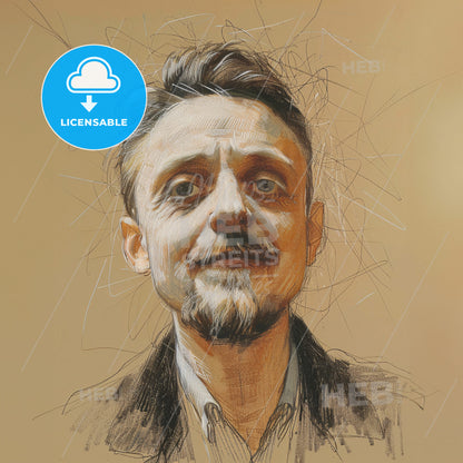 Félix Vallotton, 1865 - 1925, Swiss-French painter and printmaker - A Man With A Broken Head