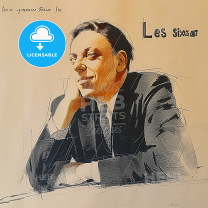 Francis Poulenc, 1899 - 1963, French composer - A Man In A Suit