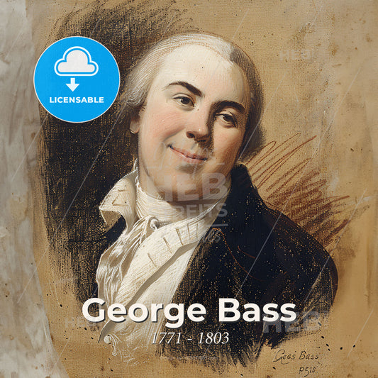 George Bass, 1771 - 1803, British explorer - A Portrait Of A Man Print Template