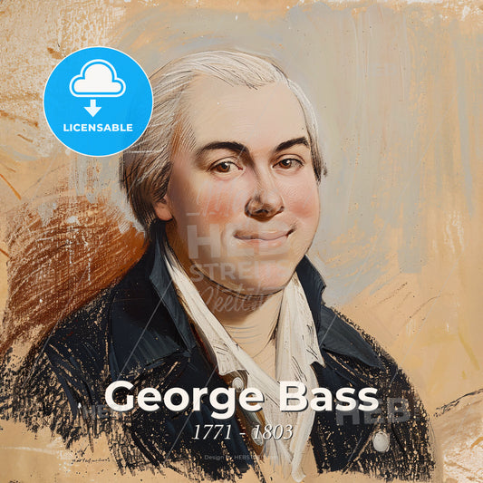 George Bass, 1771 - 1803, British explorer - A Portrait Of A Man Print Template