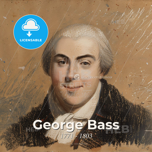 George Bass, 1771 - 1803, British explorer - A Portrait Of A Man Print Template