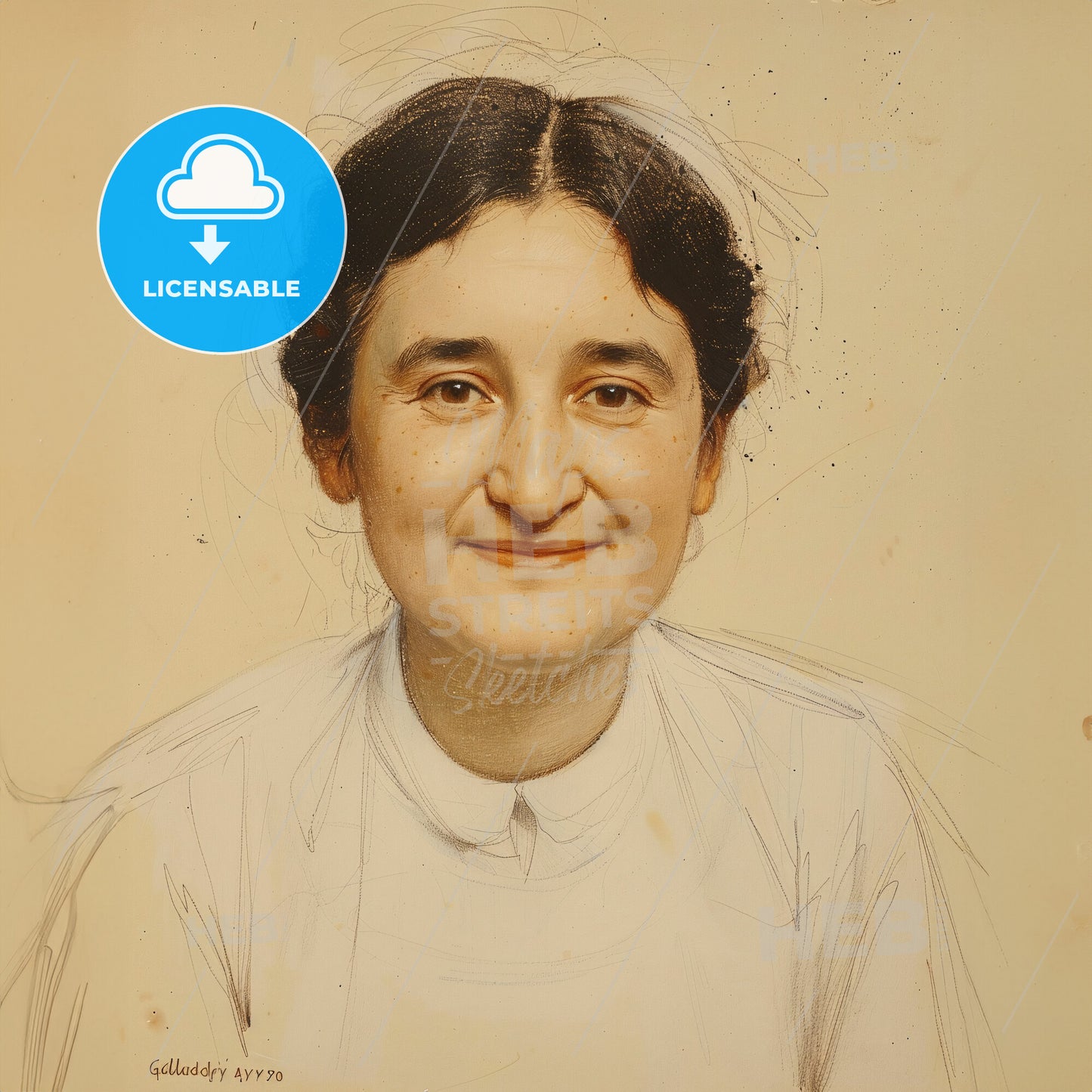 Gladys Aylward, 1902 - 1970, British missionary - A Woman With Dark Hair Wearing A White Shirt