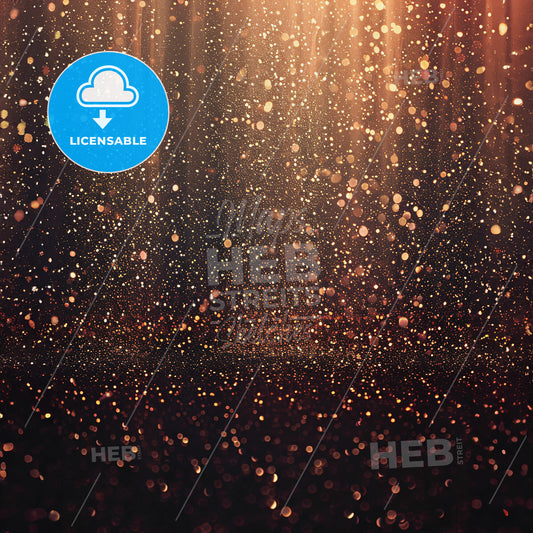 A Light Shining Through The Air