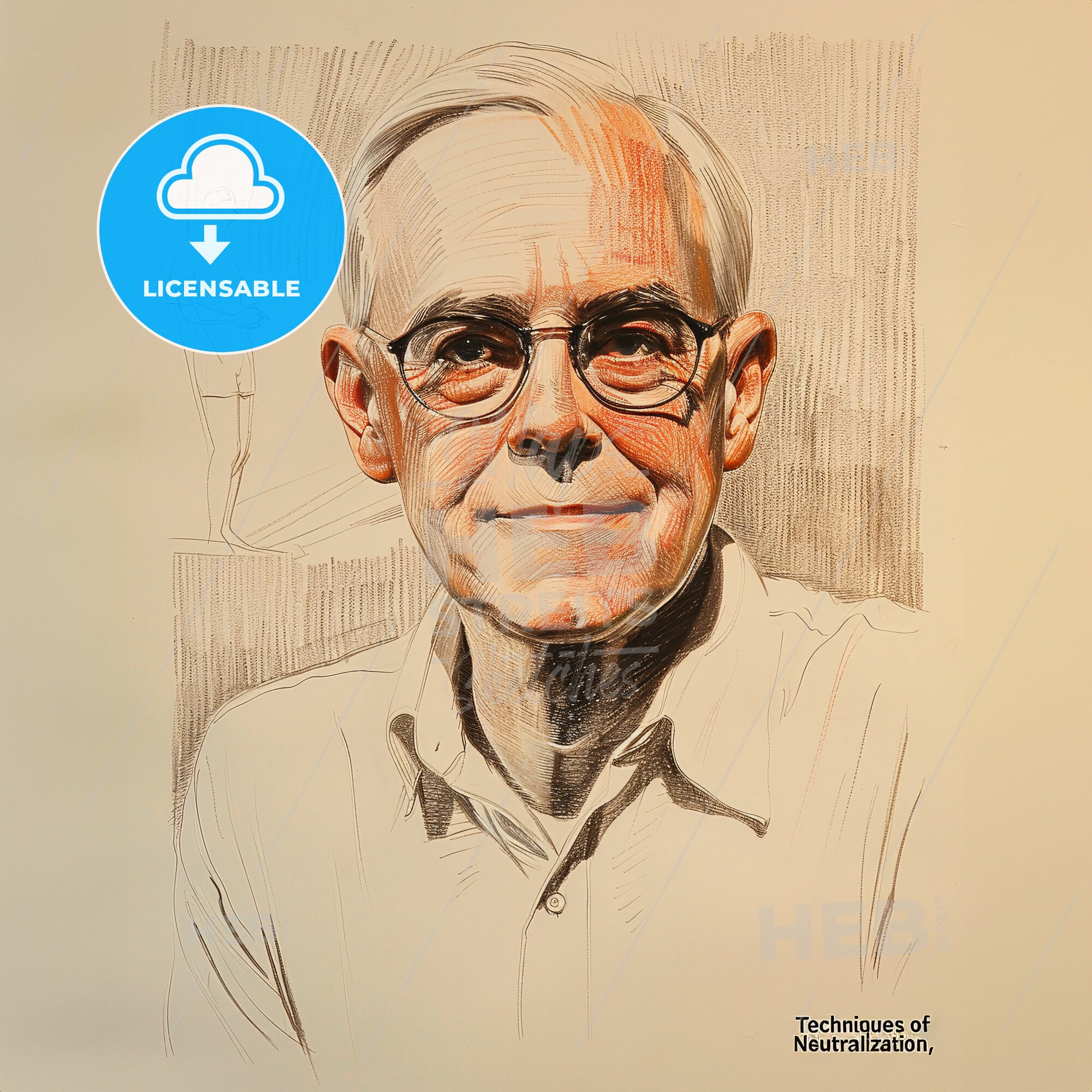 Gresham Sykes, 1922 - 2010, American criminologist - A Man Wearing Glasses And Smiling