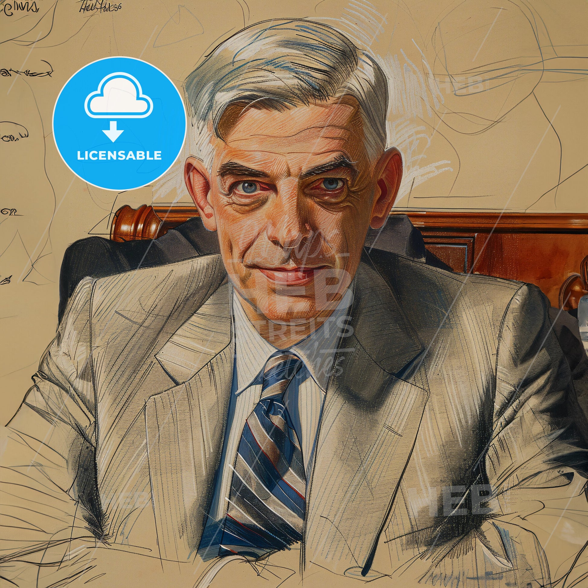 Harold Stanley, 1885 - 1963, American investment banker - A Man In A Suit