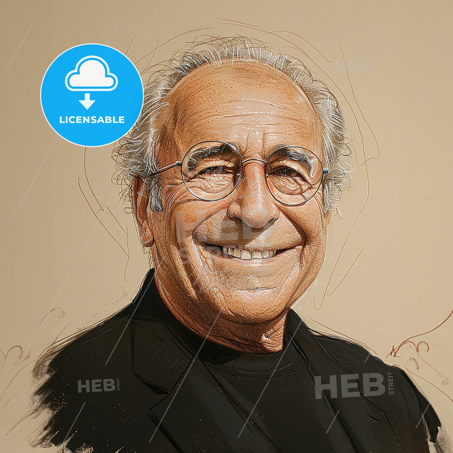 Harry Macklowe, Born: 1937, American real estate developer - A Man Smiling At The Camera