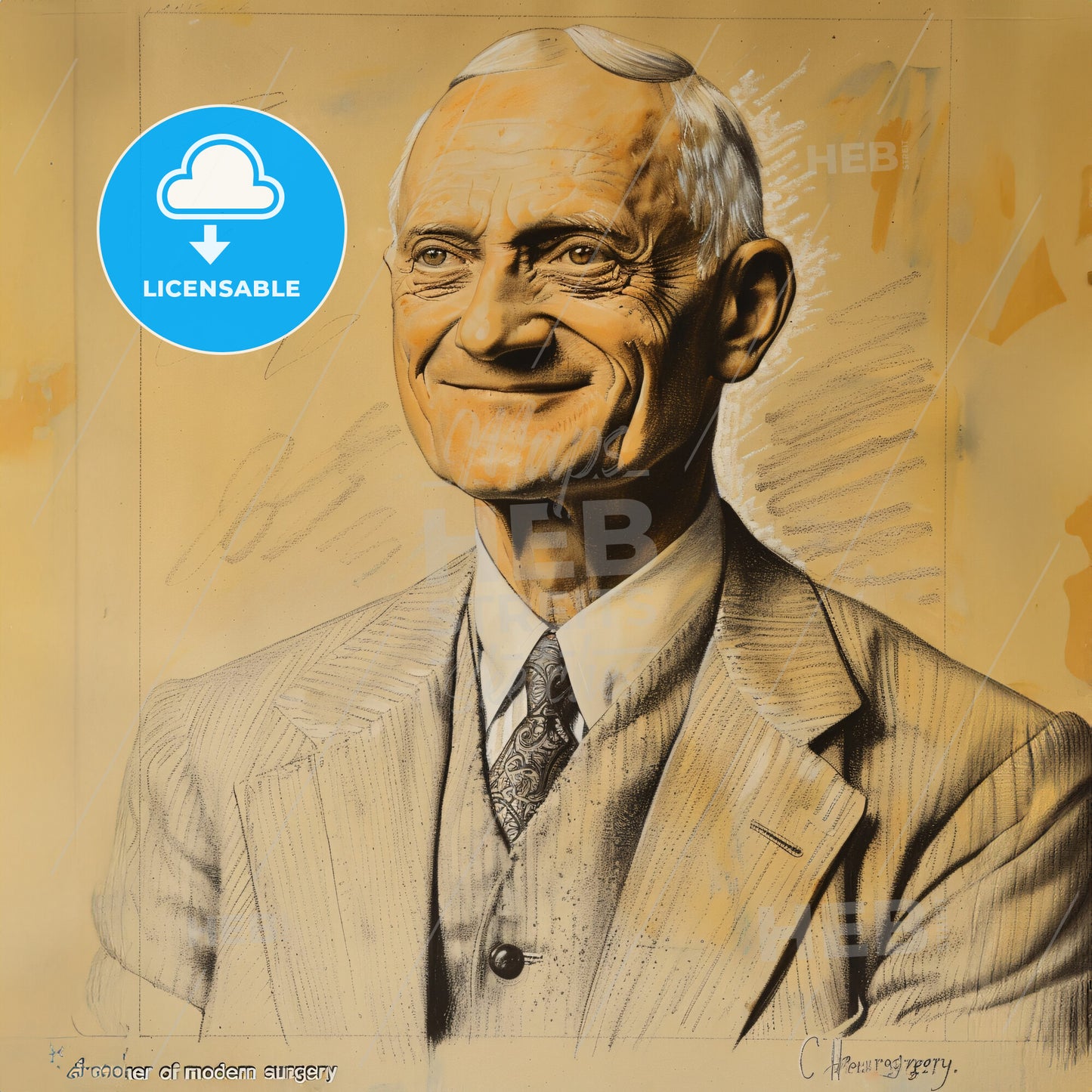 Harvey Cushing, 1869 - 1939, American neurosurgeon - A Man In A Suit And Tie