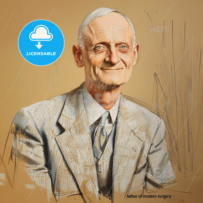 Harvey Cushing, 1869 - 1939, American neurosurgeon - A Man In A Suit