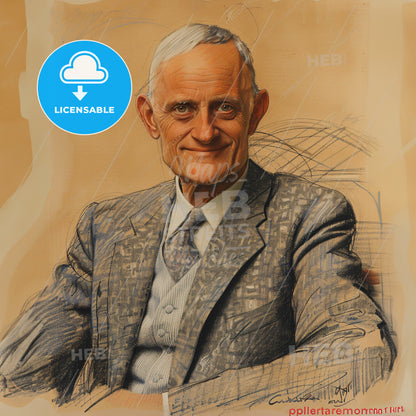 Harvey W. Cushing, 1869 - 1939, American neurosurgeon - A Man In A Suit