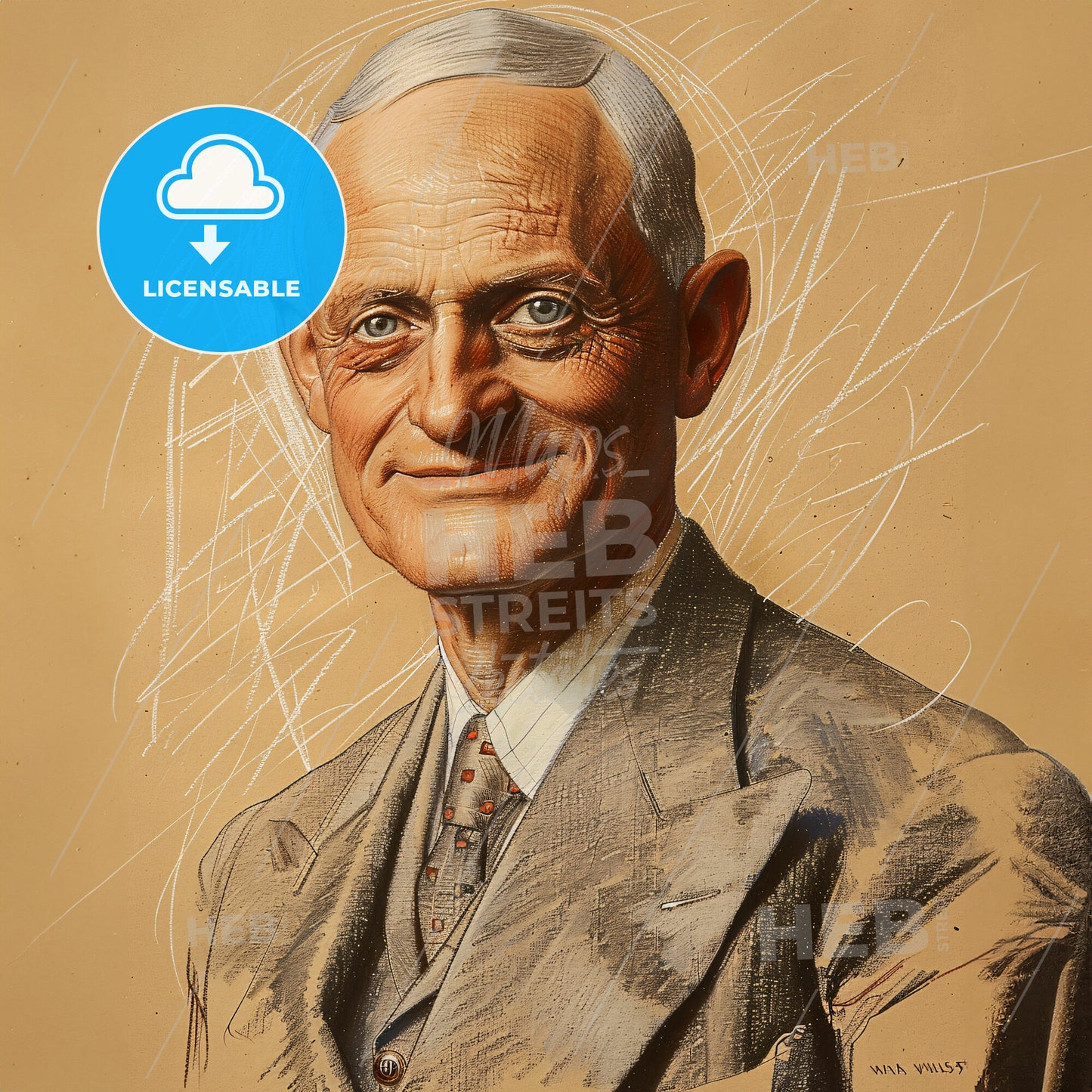 Harvey Williams Cushing, 1869 - 1939, American neurosurgeon - A Man In A Suit
