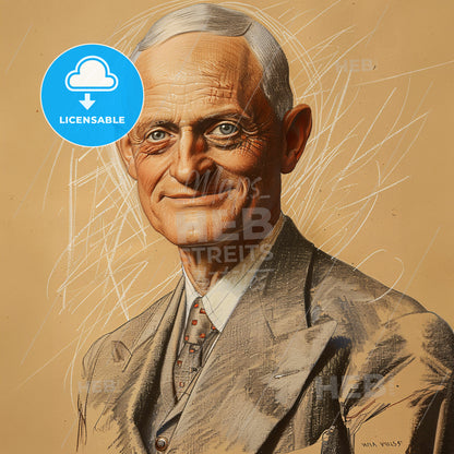 Harvey Williams Cushing, 1869 - 1939, American neurosurgeon - A Man In A Suit