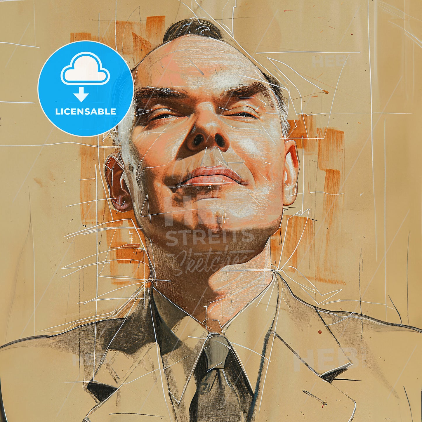 Howard Aiken, 1900 - 1973, American computer scientist - A Man In A Suit