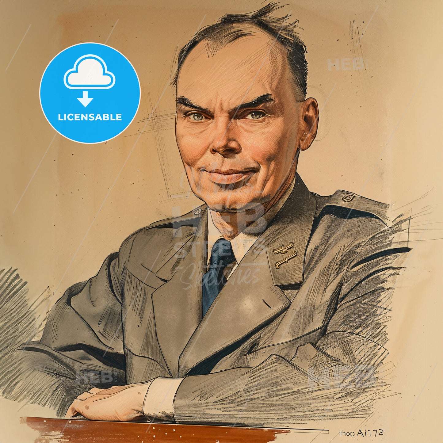 Howard Aiken, 1900 - 1973, American computer scientist - A Man In A Suit