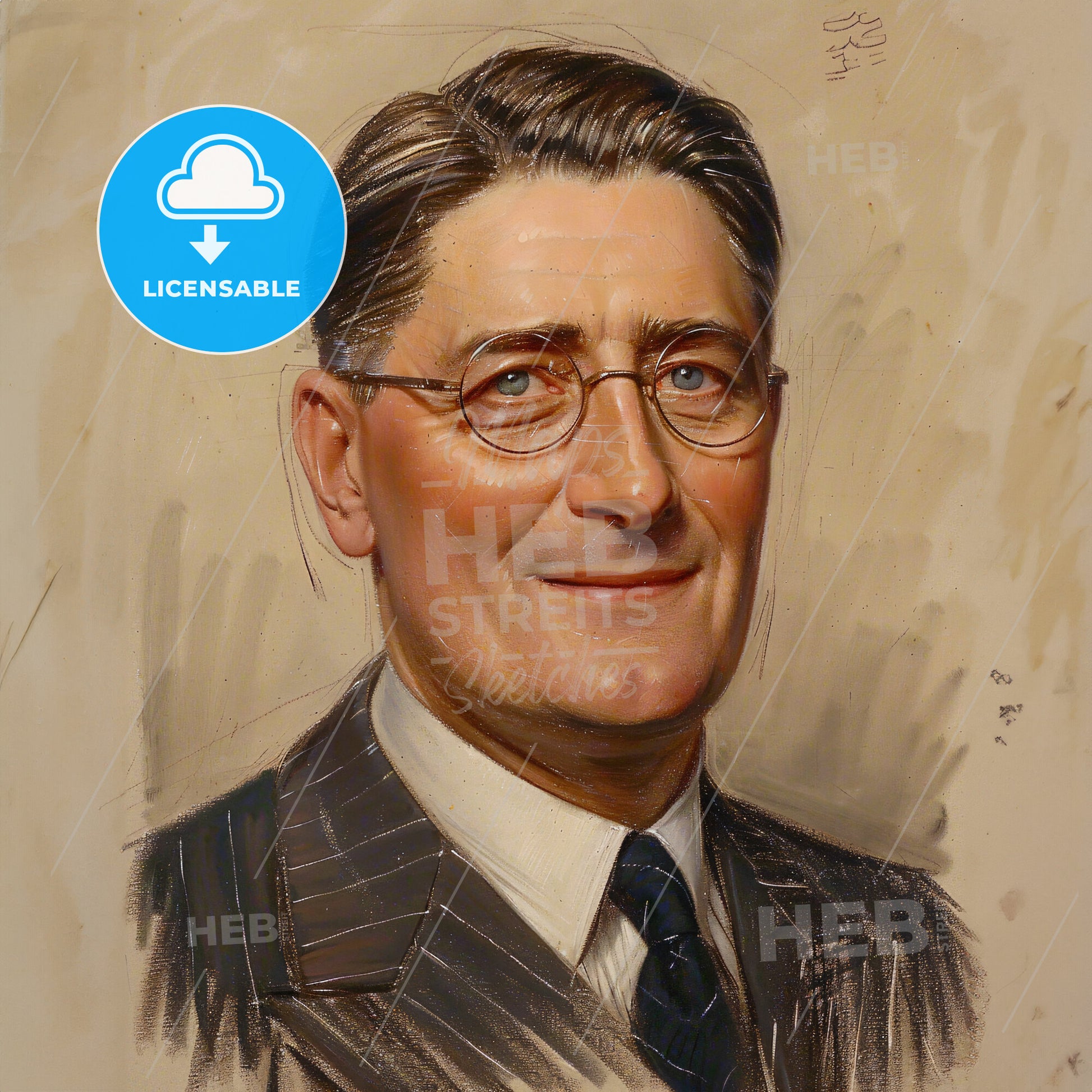 Howard Florey, 1898 - 1968, Australian pharmacologist - A Man Wearing Glasses And A Suit