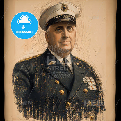 Hugh Rodman, 1859 - 1940, American Admiral - A Man In A Military Uniform