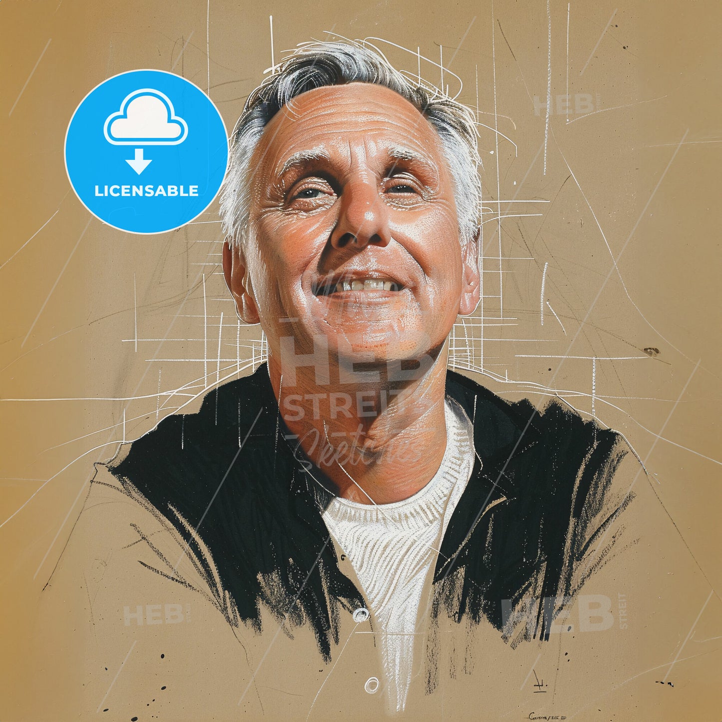 Ian Schrager, Born: 1946, American hotelier - A Man Smiling With White Hair