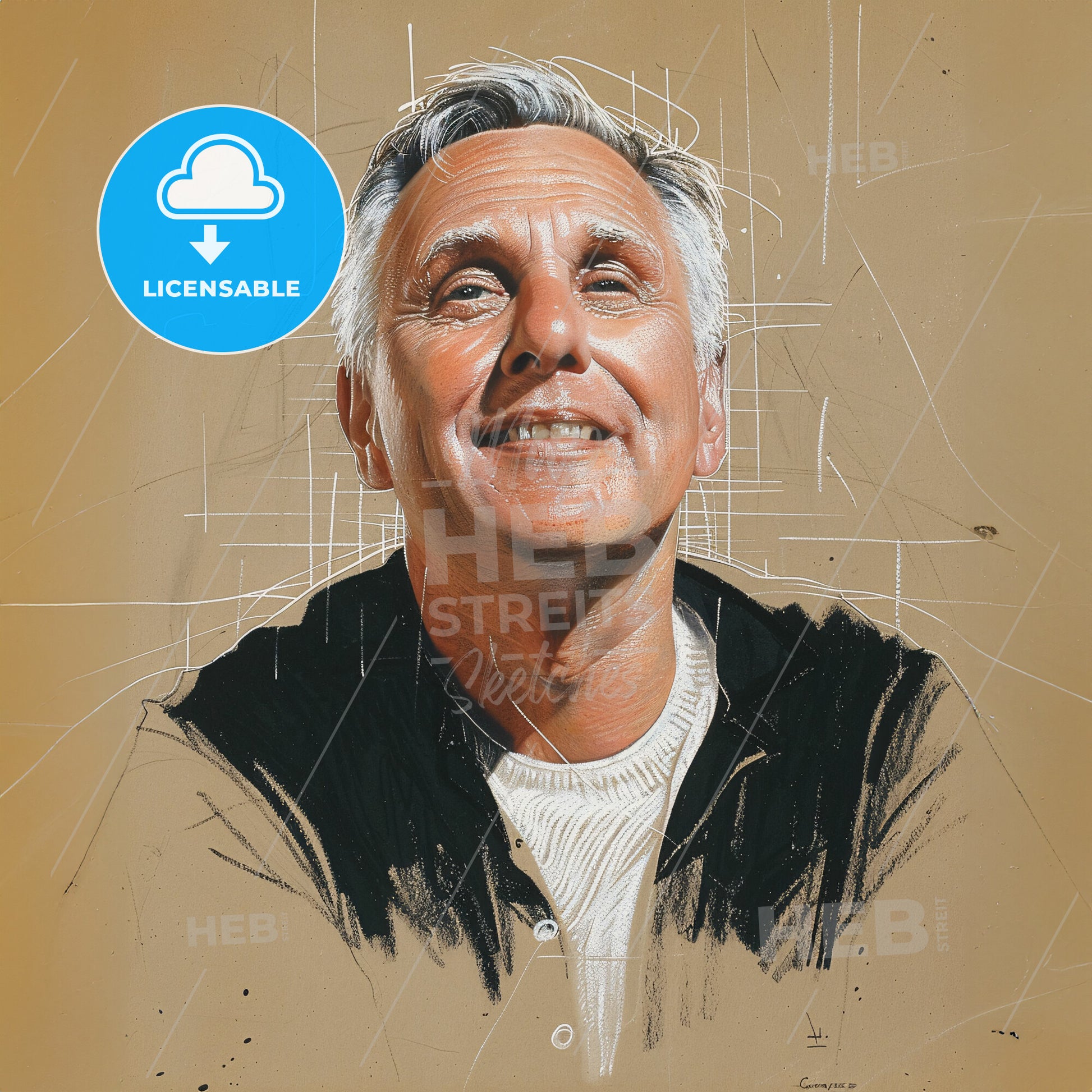 Ian Schrager, Born: 1946, American hotelier - A Man Smiling With White Hair