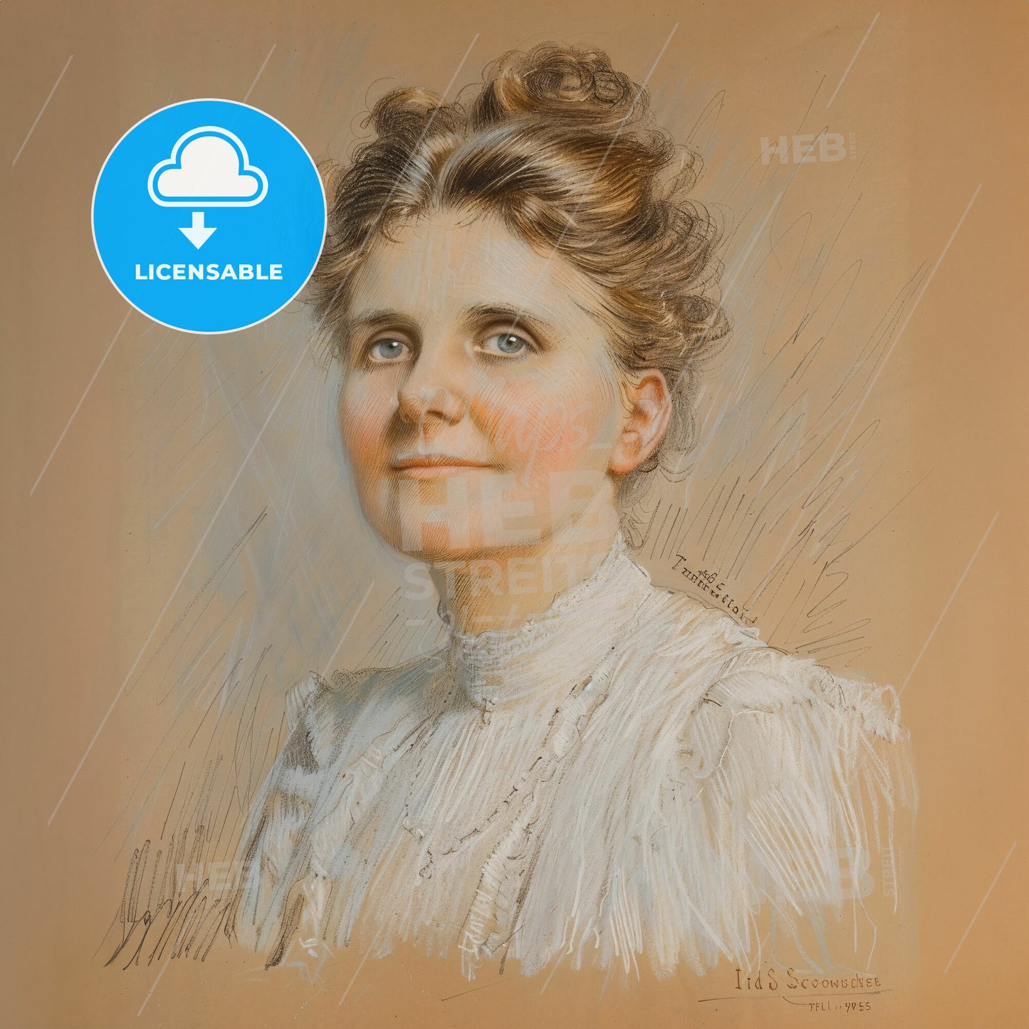 Ida Scudder, 1870 - 1960, American missionary - A Woman In A White Dress