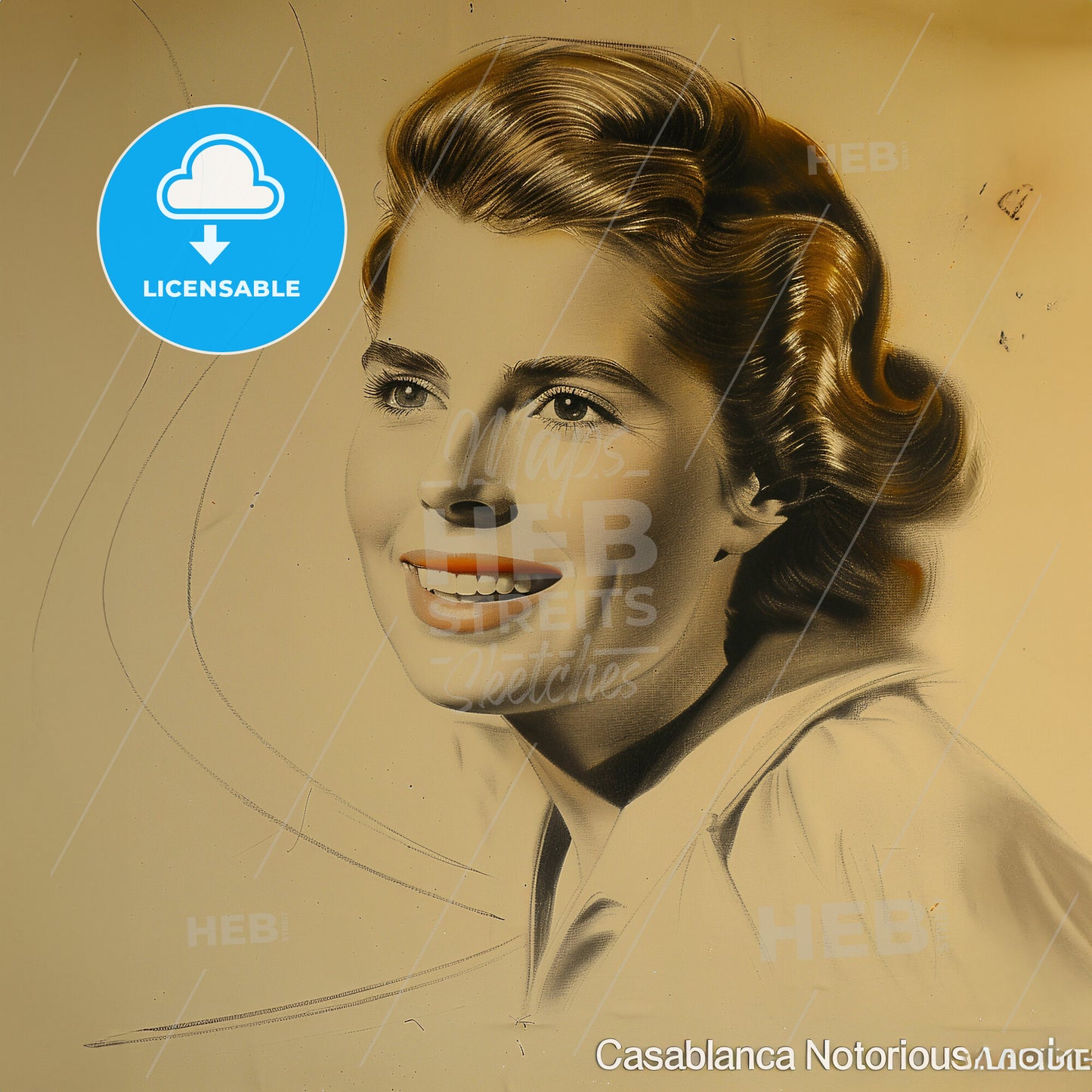 Ingrid Bergman, 1915 - 1982, Swedish actress - A Woman With Short Hair