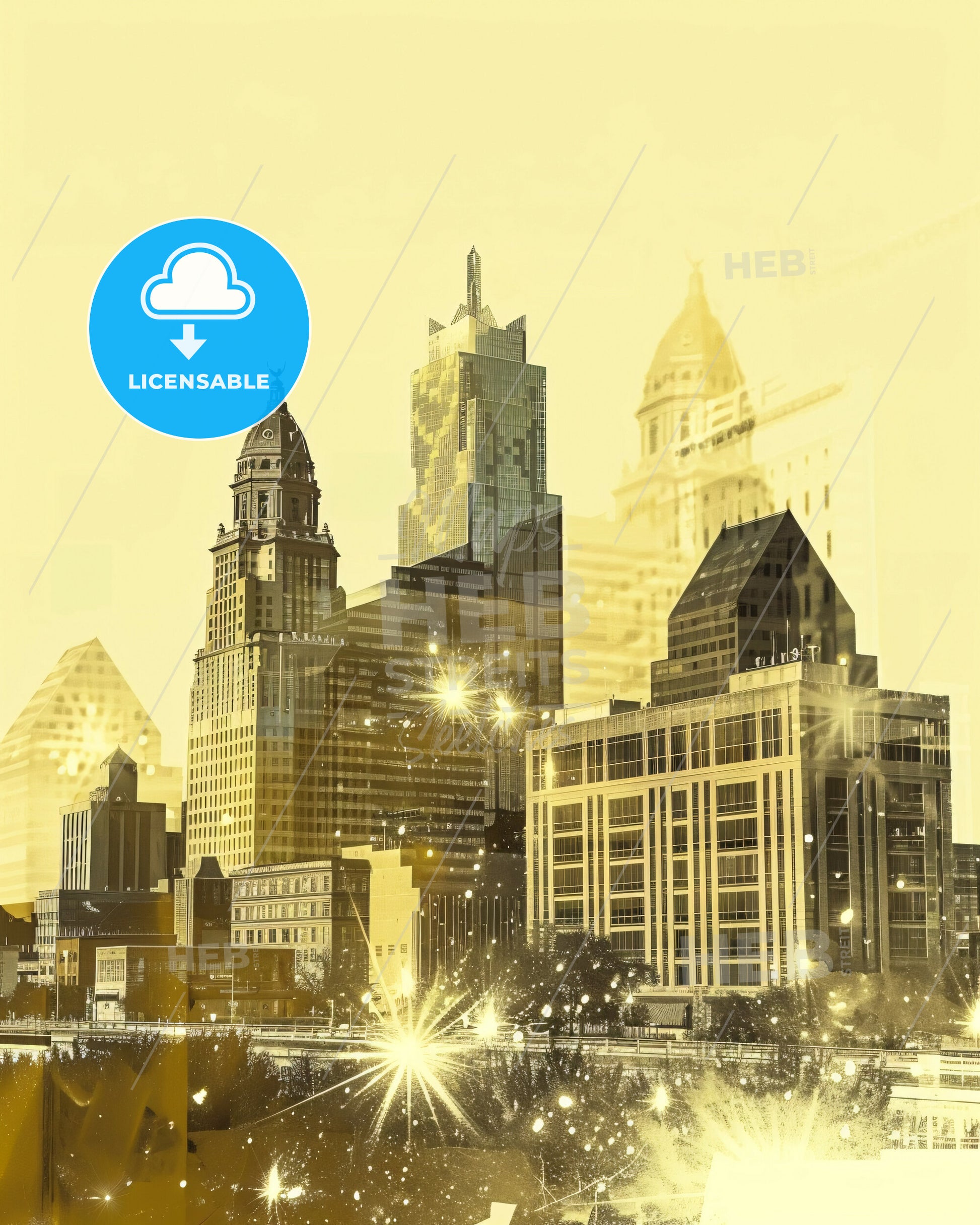 Irving Cityscape: Bright Lights, Local Charm - A city skyline with many tall buildings