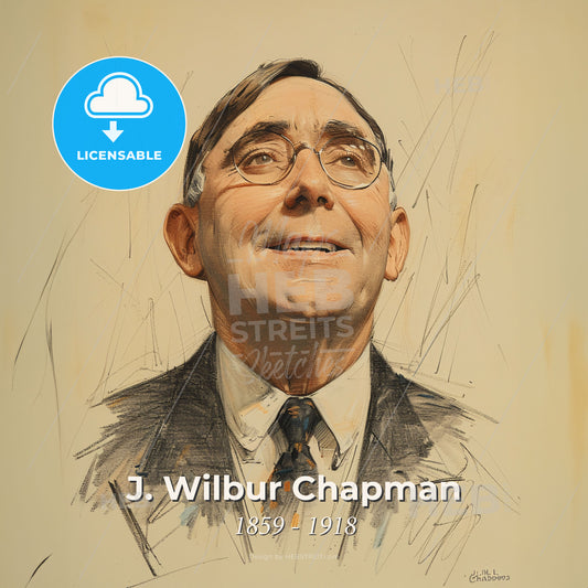 J. Wilbur Chapman, 1859 - 1918, American evangelist - A Man In A Suit And Tie Print Template