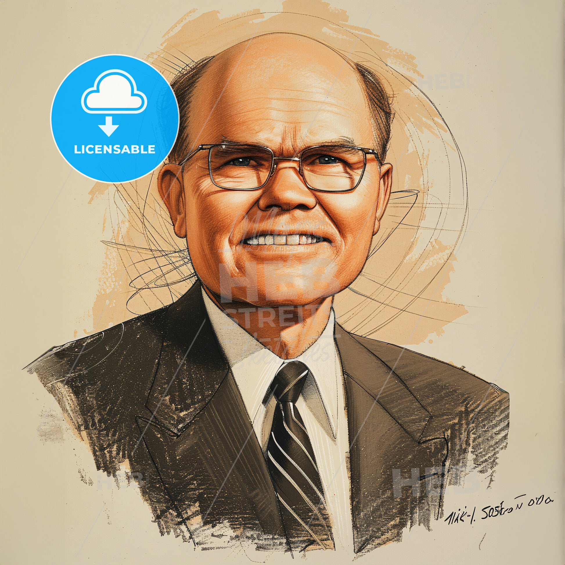 Jack Kilby, 1923 - 2005, American electrical engineer - A Man Wearing Glasses And A Suit