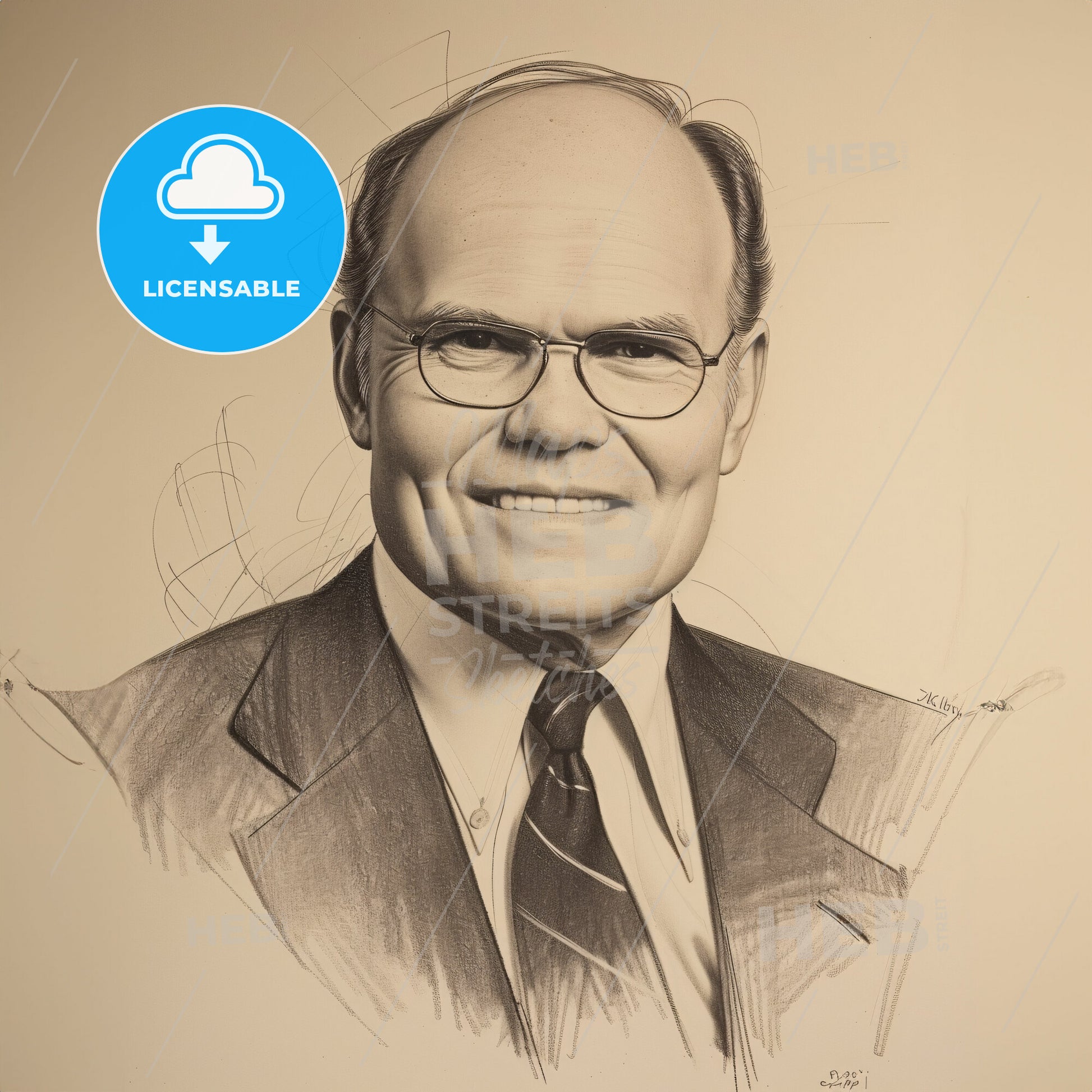 Jack Kilby, 1923 - 2005, American electrical engineer - A Man Wearing Glasses And A Suit