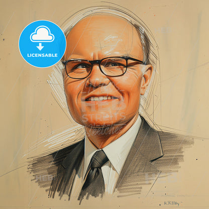 Jack Kilby, 1923 - 2005, American electrical engineer - A Man Wearing Glasses And A Suit