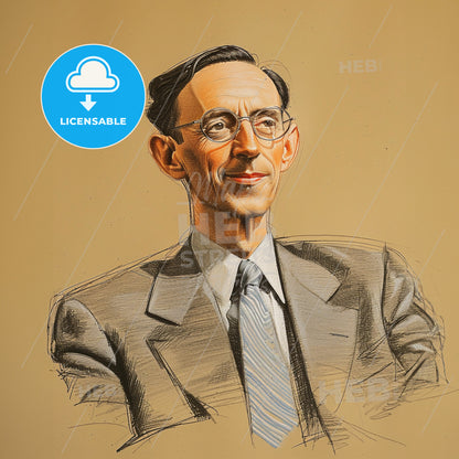 James Chadwick, 1891 - 1974, British physicist - A Man In A Suit And Tie