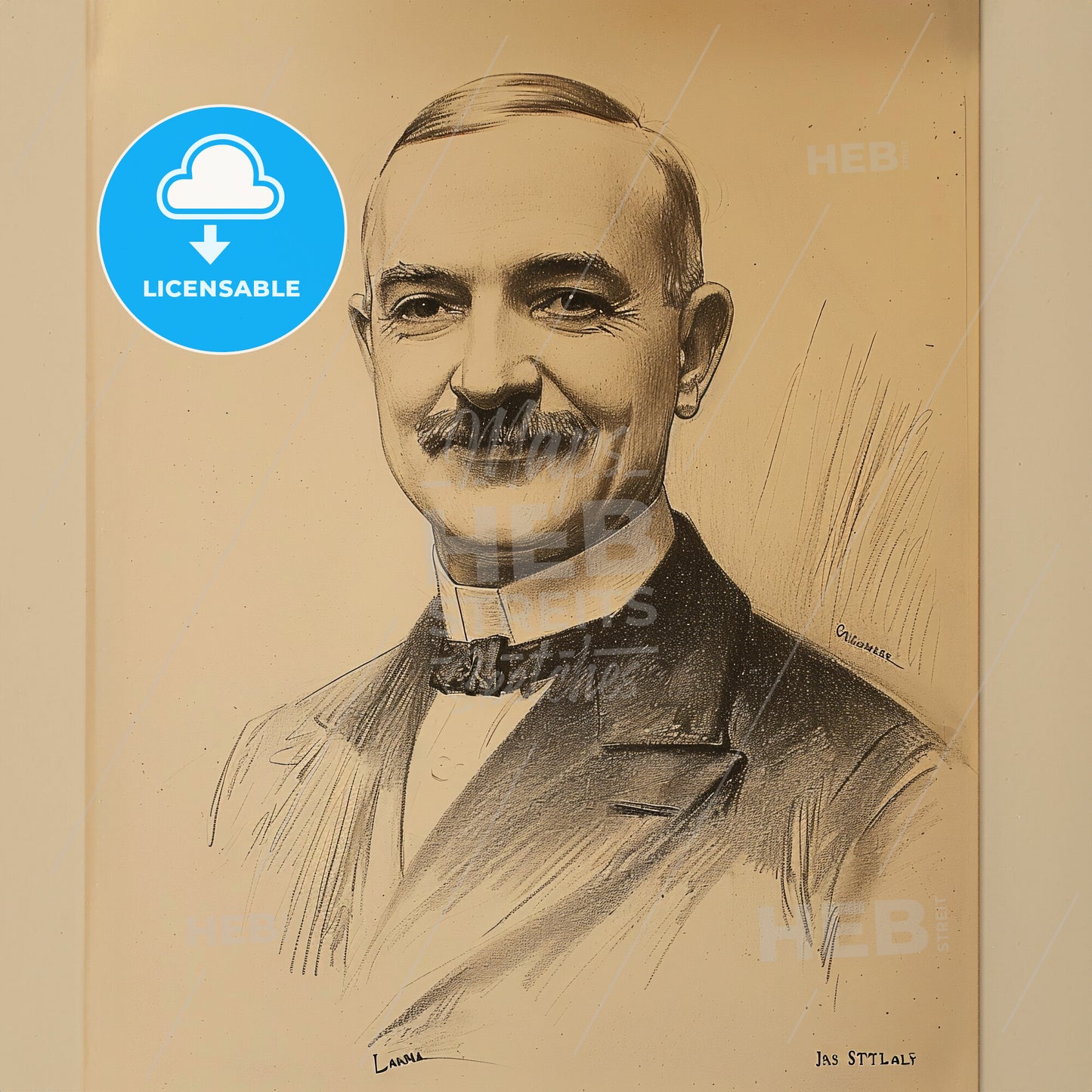 James Stillman, 1850 - 1918, American banker - A Portrait Of A Man