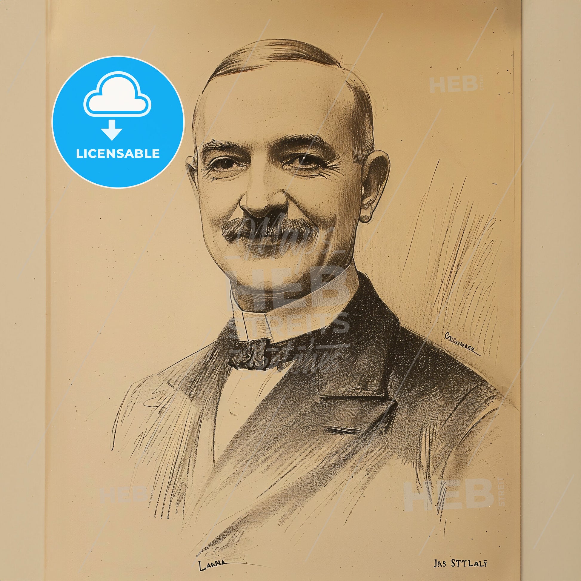 James Stillman, 1850 - 1918, American banker - A Portrait Of A Man