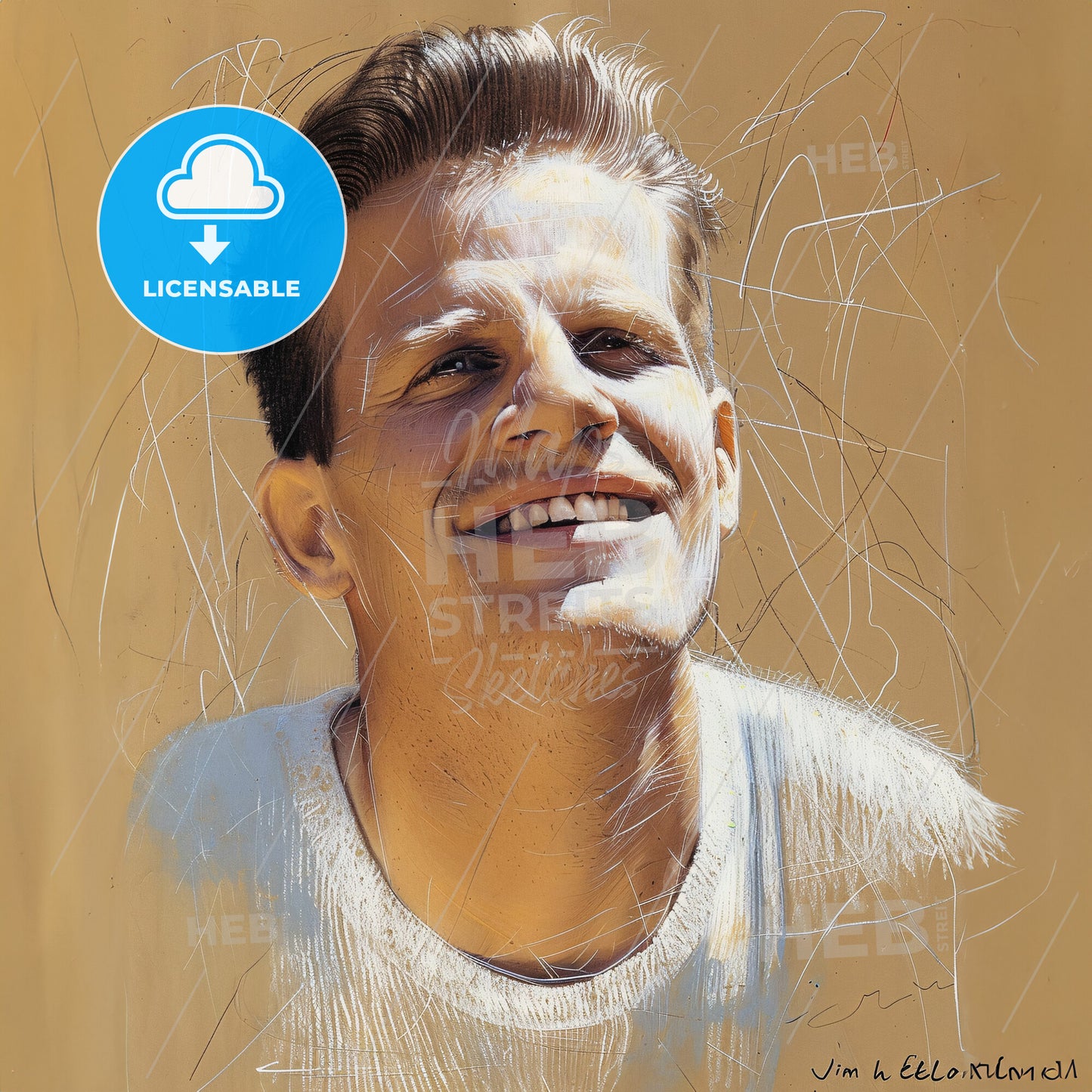 Jim Elliot, 1927 - 1956, American missionary - A Man Smiling With A White Shirt